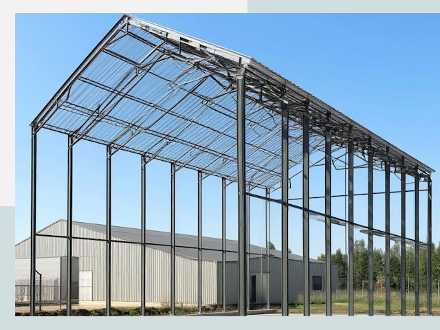 Прямо стенные ангары от СтальСтрой-Влд по цене 610 руб.