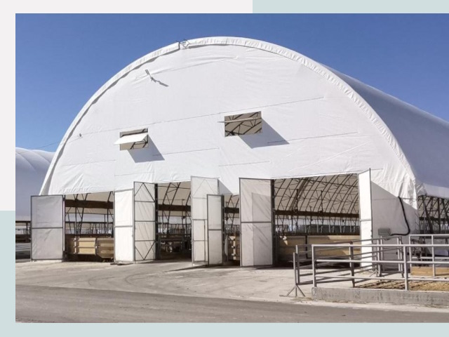 Тентовые ангары по цене 610 руб. в Владивосток