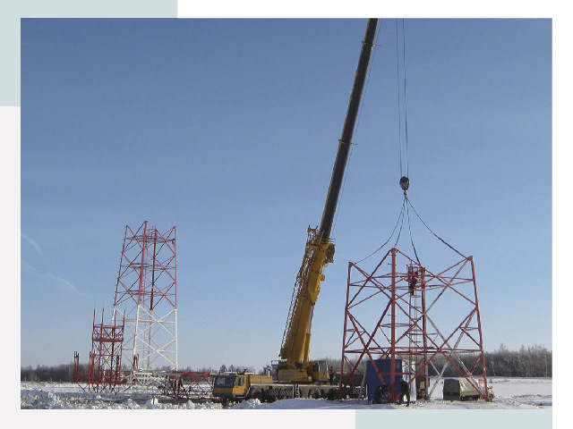 Монтаж вышек связи в Владивостоке