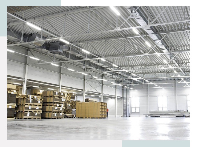 Освещение ангаров в Владивостоке