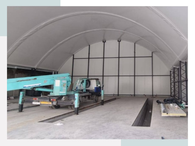 Внутреннее оснащение ангаров в Владивостоке