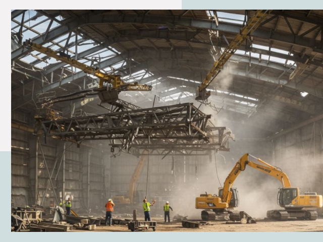 Демонтаж ангаров в Владивостоке от 610 руб. за м²