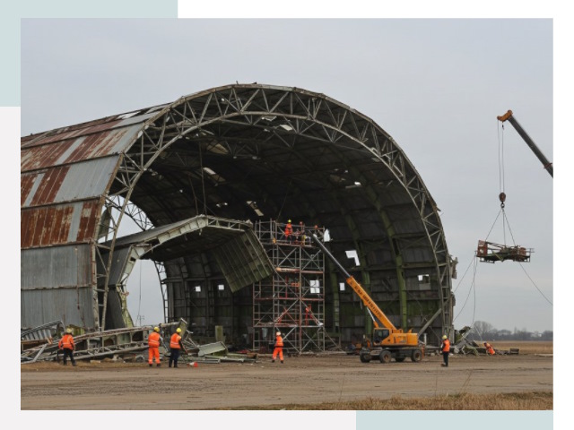 Демонтаж ангаров в Владивостоке