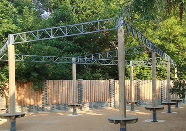 Терраса из металлоконструкций под ключ, проектирование, изготовление и монтаж от СтальСтрой-Влд